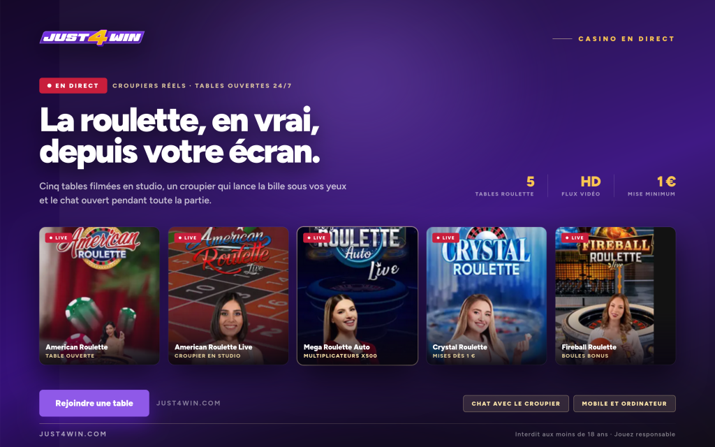 casino live Just4 Win